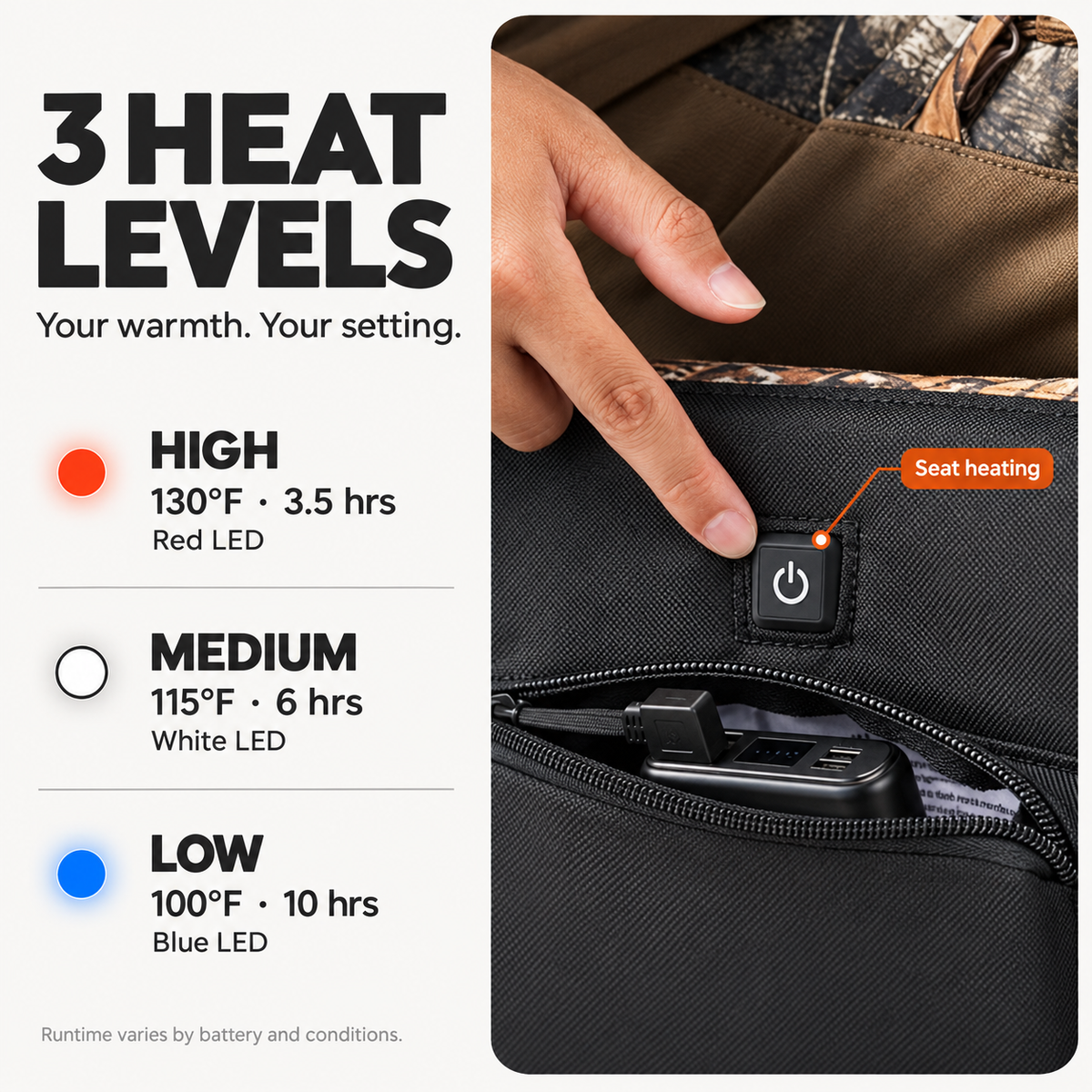 Celsior Heated Hunting Chair